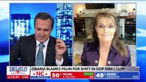 Sarah Palin reacts to Obama calling her out