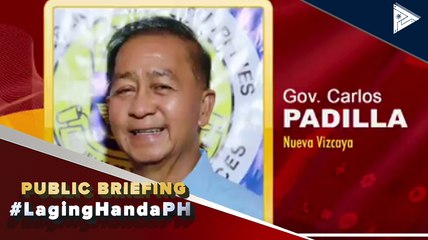 ICYMI: Alamin ang sitwasyon sa Nueva Vizcaya mula kay Nueva Vizcaya Governor Carlos Padilla