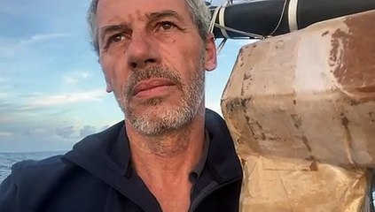 A bord de Merci Sébastien Destremau