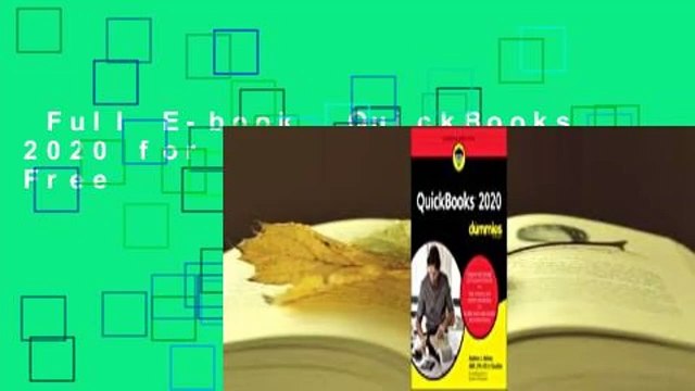 Full E-book QuickBooks 2020 for Dummies For Free