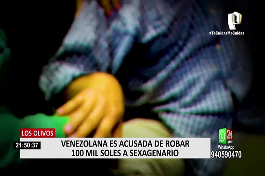 Los Olivos: venezolana roba 100 mil soles a anciano tras ganarse su confianza