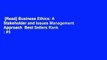[Read] Business Ethics: A Stakeholder and Issues Management Approach  Best Sellers Rank : #5
