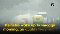 Delhiites wake up to smoggy morning, air quality ‘very poor’