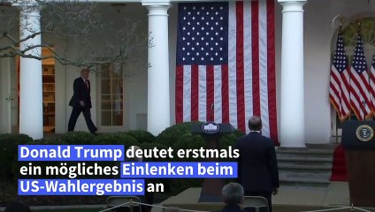 Trump zum Wahlausgang: "Die Zukunft wird es zeigen"