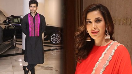Manish Malhotra Diwali party में पहुंचे Sophie Choudry और Karan Tacker | FilmiBeat