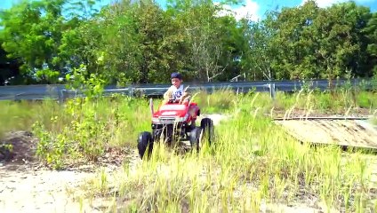 Artem Pretend Play with Excavator and Cars for Kids I Funny videos for children