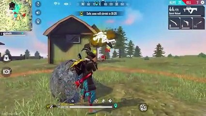 Free Fire Gameplay By Gaming Jangra with groza
