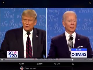 Así mintió Biden en debate electoral, al decir que no declararía la victroria hasta que la elección fuera certificada de manera independiente
