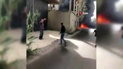 Lübnan’da petrol boru hattında yangın