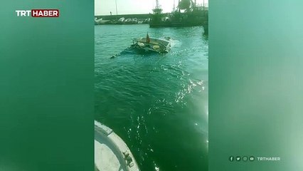 Yumurtalık'da batan balıkçı teknesindeki 6 kişi kurtarıldı