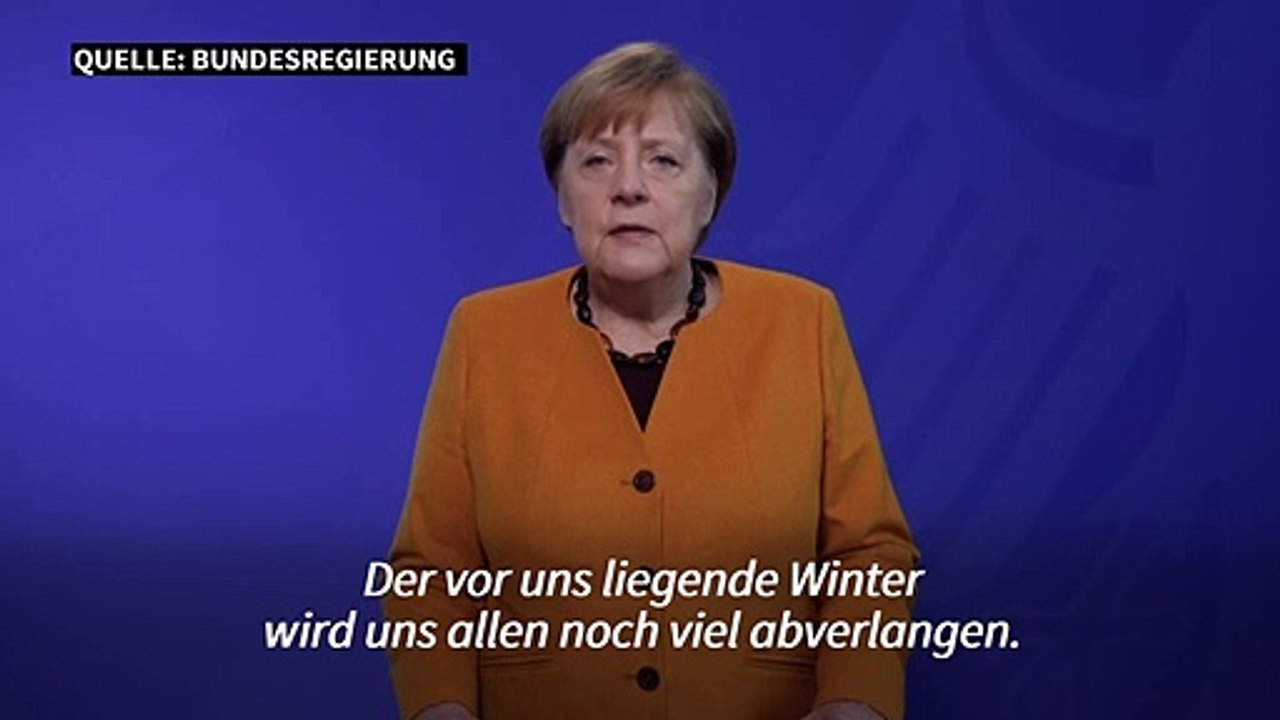 Merkel: 'Der Winter wird uns allen noch viel abverlangen'