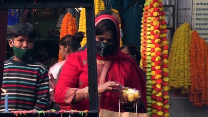 Indians celebrate quiet Diwali amid virus fears