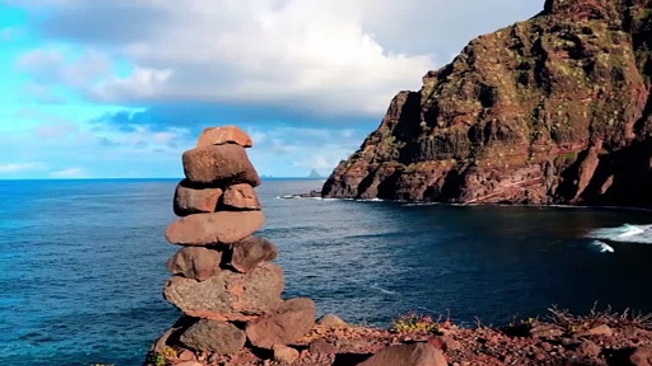 Rocks Ocean Coastlinenatural beautiful royalty Free Stock no copyright video Free for commercial use dron dron aerial view