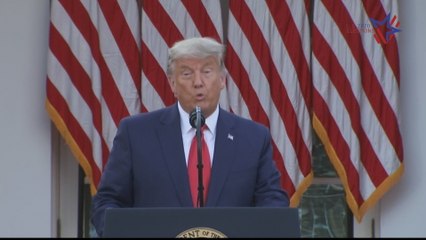 ‘Time will tell’: US President Trump hints at departure
