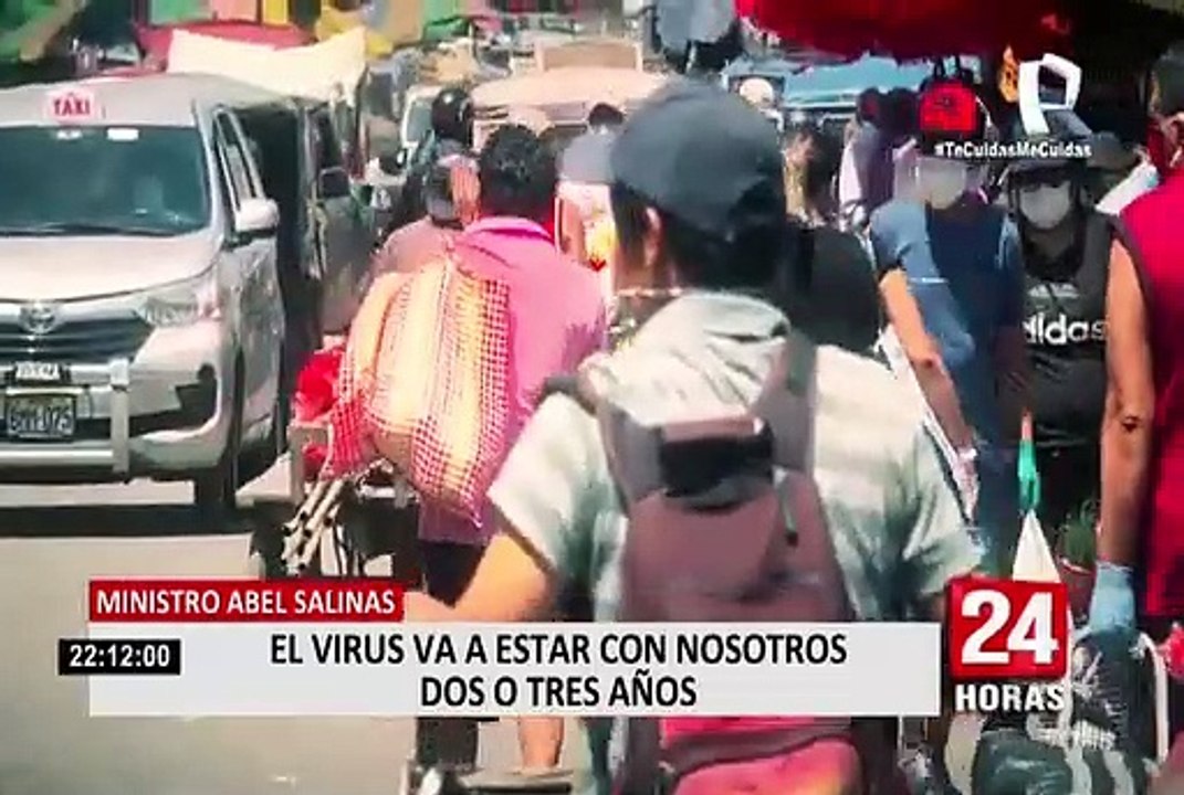 Ministro de Salud, Abel Salinas, advierte que será inevitable segunda ola del coronavirus