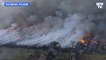 En Pologne, un important incendie s'est déclaré dans une décharge illégale de pneus