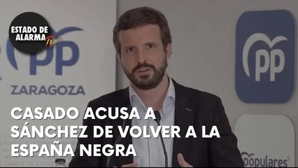 CASADO acusa a SÁNCHEZ de volver a la ESPAÑA NEGRA por sus Presupuestos con BILDU