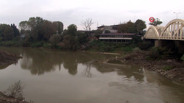 Sakarya Nehrinde balıkçılar tarafından balçığa saplanmış erkek cesedi bulundu