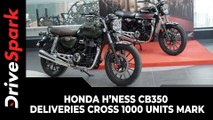 Honda H’Ness CB350 Deliveries Cross 1000 Units Mark | New Milestone Achieved