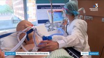 Coronavirus : des infirmiers formés en urgence dans les services de réanimation