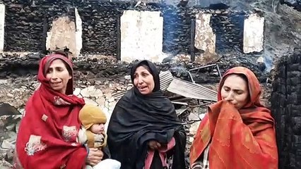 Pakistani village in disputed Kashmir devastated by shelling