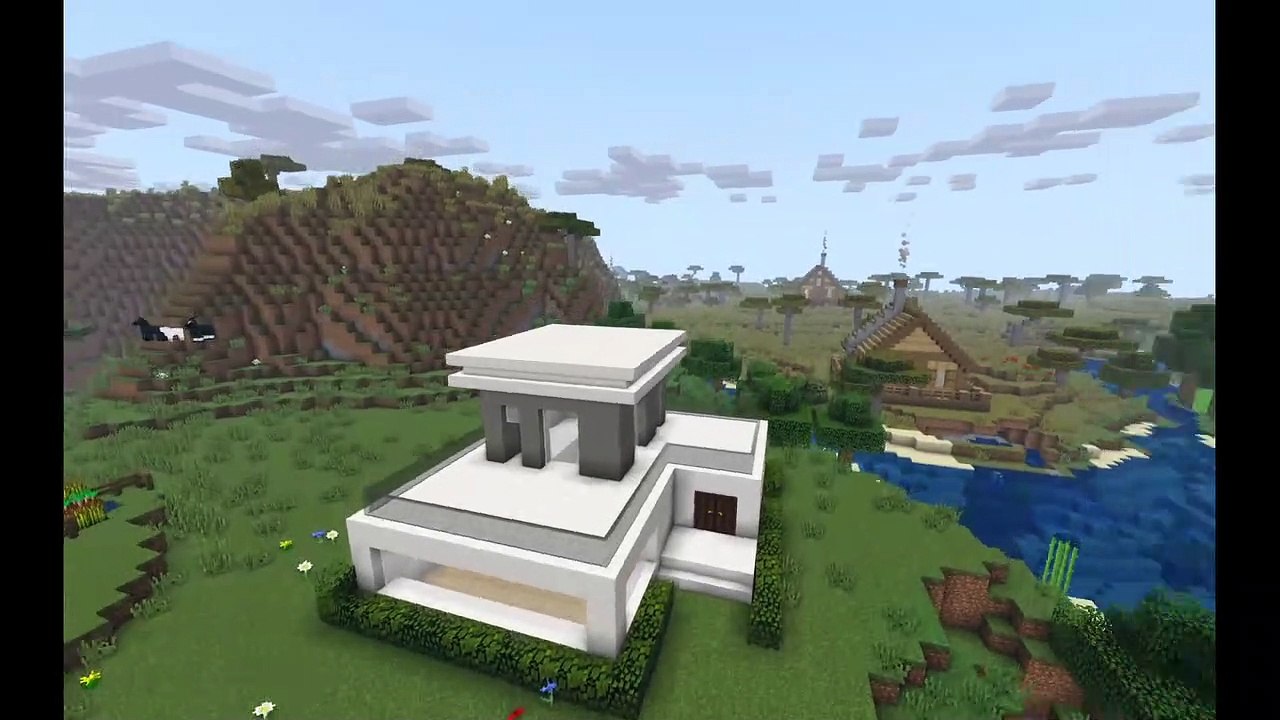 How to build a Modern House in Minecraft