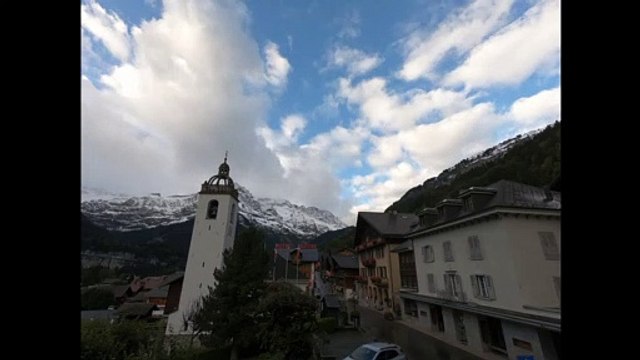 Champéry, Les Dents Blanches en time lapse