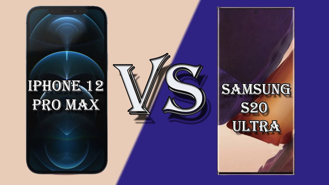 IPHONE 12 PRO MAX VS SAMSUNG NOTE 20 ULTRA COMPARISON