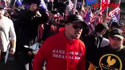 Biden ve Trump taraftarları Washington’da kapıştı