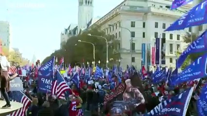 Сторонники Трампа вышли на акцию "За честные выборы"