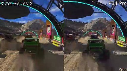Dirt 5 Xbox Series X vs PS4 Pro Early 4K Graphics Comparison