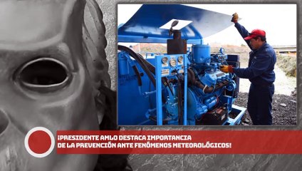 ¡Presidente destaca importancia de la prevención ante fenómenos meteorológicos!