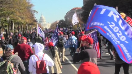 Trump Supporters Hits DC In Massive rally
