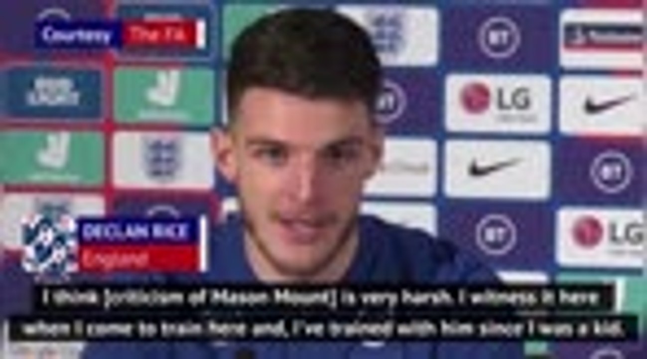 England’s Rice says criticism on Mount is harsh