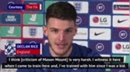 England’s Rice says criticism on Mount is harsh