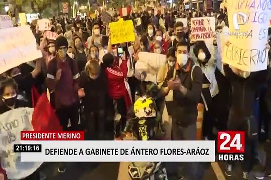 Manuel Merino defiende gabinete ministerial de Ántero Flores- Aráoz