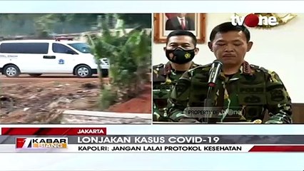Kapolri Khawatirkan Lonjakan Kasus Covid-19 di Indonesia
