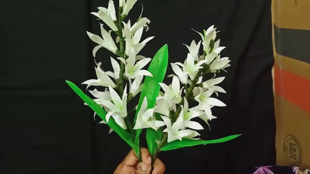 Flower Making With Plastic Bag DIY Craft How To Make Flower Paper Flower Straw Flower