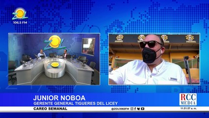 Careo Semanal: Entrevista con Junior Noboa gerente general de los Tigueres  del Licey