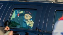 Trump Waves to Supporters Protesting Election Results