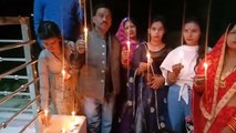 लखीमपुर खीरी- दीपावली में शहीदों के नाम दीपक जलाकर दी गई श्रद्धांजली