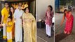 Rajinikanth, Keerthy Suresh, Sneha &  Other Celebrities Diwali celebration