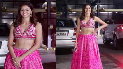 Ananya Panday Diwali Party में लगी Bomb, लहंगा पहन मचाया तहलका; FULL VIDEO | Boldsky