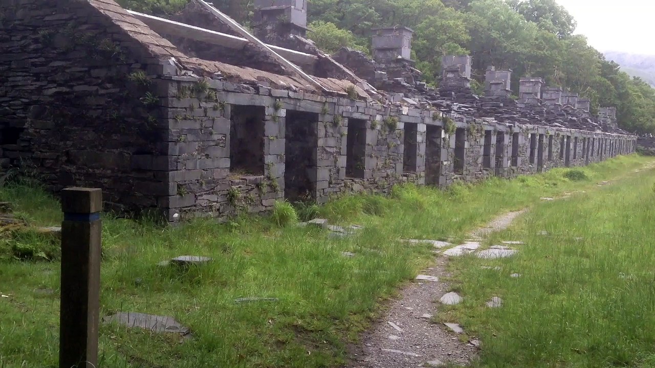 Anglesey barracks at Dinorwic quarry Snowdonia Wales