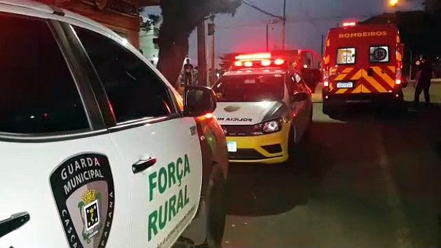 Homem fica em estado grave após ser baleado na Rua Pio XII, no Centro de Cascavel