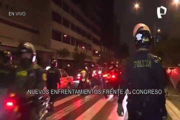 Manifestantes llegan al Congreso tras la muerte de dos jóvenes