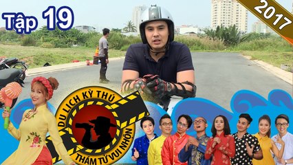 NHỮNG THÁM TỬ VUI NHỘN | Tập 19 FULL | Chạy xe máy an toàn | Vẽ tranh tường | 110517