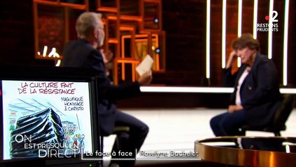 Carla Bruni-Sarkozy dans l'émission "On est presque en direct" sur France 2.