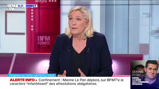 Hold-Up : Marine Le Pen ne croit pas aux conclusions de ce documentaire