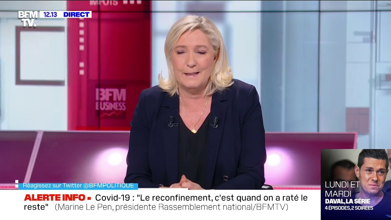 Si Marine Le Pen était présidente, elle "laisserait les Français fêter Noël et rouvrirait les petits commerces"